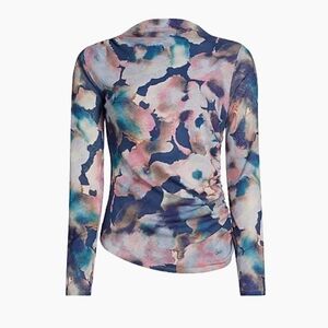NWT RAILS Joelle Printed Top In Midnight Verbena Size S